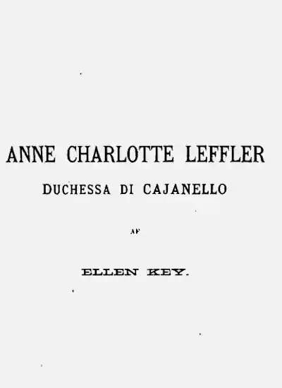 Anne Charlotte Leffler omslag