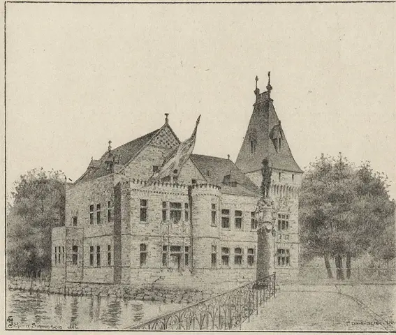 Illustration ur Utställningen i Stockholm 1897. Beskrifning i ord och bild öfver Allmänna konst- & industriutställningen (1897), sida 19