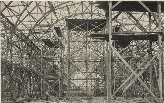 Illustration ur Utställningen i Stockholm 1897. Beskrifning i ord och bild öfver Allmänna konst- & industriutställningen (1897), sida 34