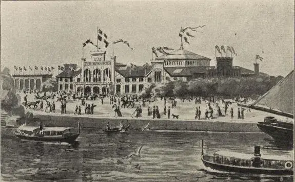 Illustration ur Utställningen i Stockholm 1897. Beskrifning i ord och bild öfver Allmänna konst- & industriutställningen (1897), sida 61