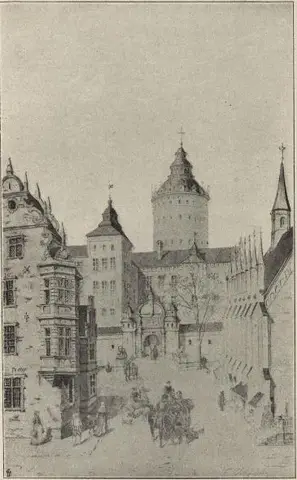 Illustration ur Utställningen i Stockholm 1897. Beskrifning i ord och bild öfver Allmänna konst- & industriutställningen (1897), sida 115