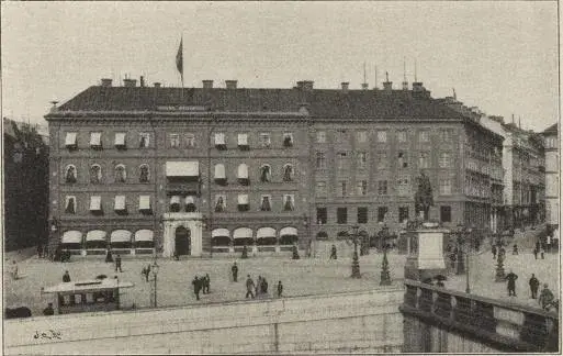 Illustration ur Utställningen i Stockholm 1897. Beskrifning i ord och bild öfver Allmänna konst- & industriutställningen (1897), sida 128