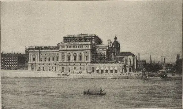 Illustration ur Utställningen i Stockholm 1897. Beskrifning i ord och bild öfver Allmänna konst- & industriutställningen (1897), sida 129