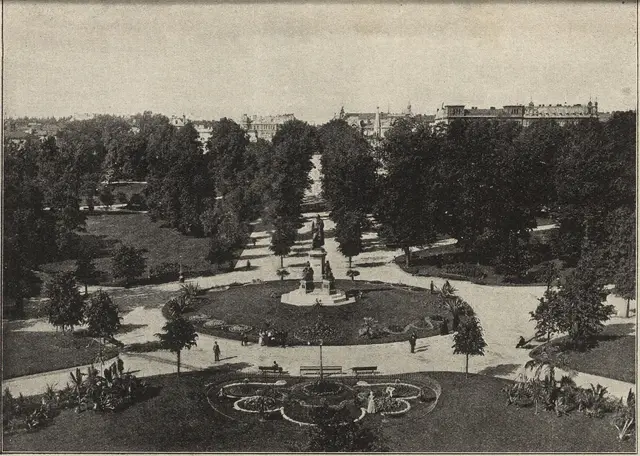 Illustration ur Utställningen i Stockholm 1897. Beskrifning i ord och bild öfver Allmänna konst- & industriutställningen (1897), sida 133