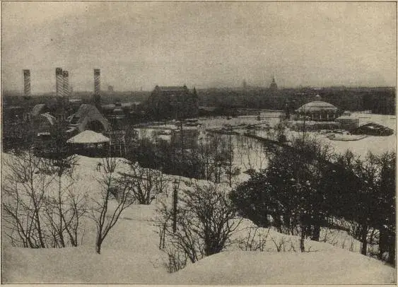Illustration ur Utställningen i Stockholm 1897. Beskrifning i ord och bild öfver Allmänna konst- & industriutställningen (1897), sida 1057