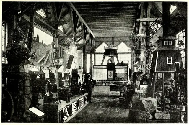 Illustration ur Allmänna konst- och industriutställningen i Stockholm 1897. Officiel berättelse (1899), sida 792