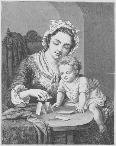 Illustration ur Barnens Bilderbok II (1880), sida 19