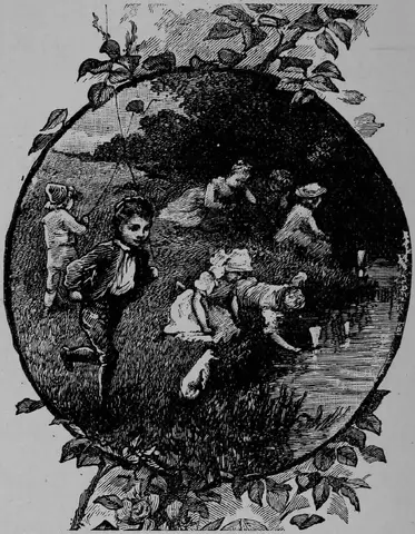 Illustration ur Barnens andra bok för skolan och hemmet (1893), sida 38