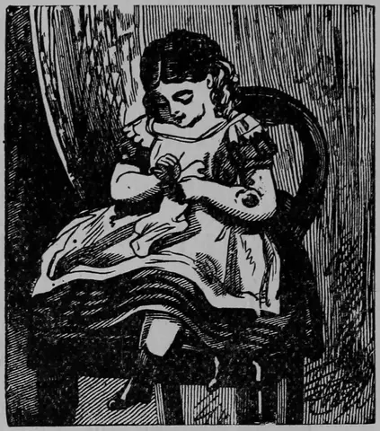 Illustration ur Barnens andra bok för skolan och hemmet (1893), sida 44