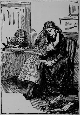 Illustration ur Barnens andra bok för skolan och hemmet (1893), sida 62
