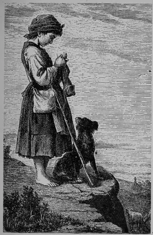 Illustration ur Barnens andra bok för skolan och hemmet (1893), sida 69