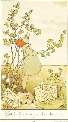 Illustration ur Barnens Julbok. För Mamma och Småttingarne. (1885), sida 25