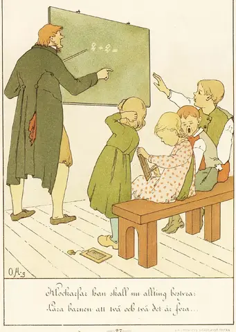 Illustration ur Barnens Julbok. För Mamma och Småttingarne. (1885), sida 27