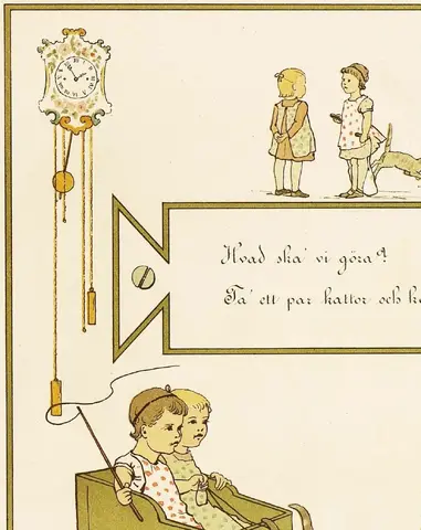 Illustration ur Barnens Julbok. För Mamma och Småttingarne. (1885), sida 29