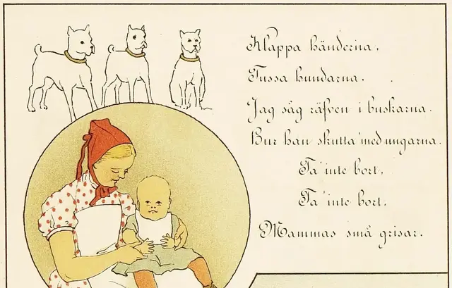Illustration ur Barnens Julbok. För Mamma och Småttingarne. (1885), sida 31