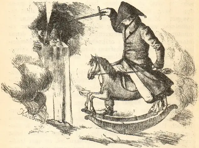 Illustration ur August Blanche och hans samtid (1892), sida 104