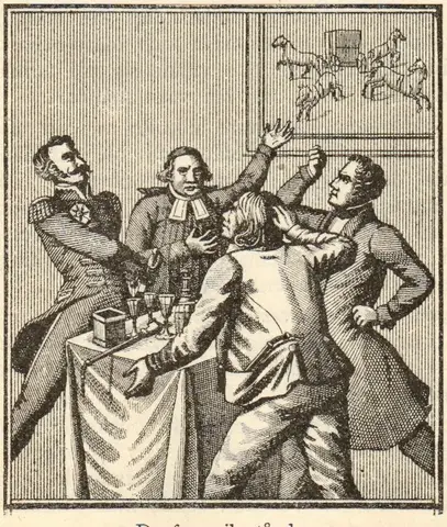 Illustration ur August Blanche och hans samtid (1892), sida 159
