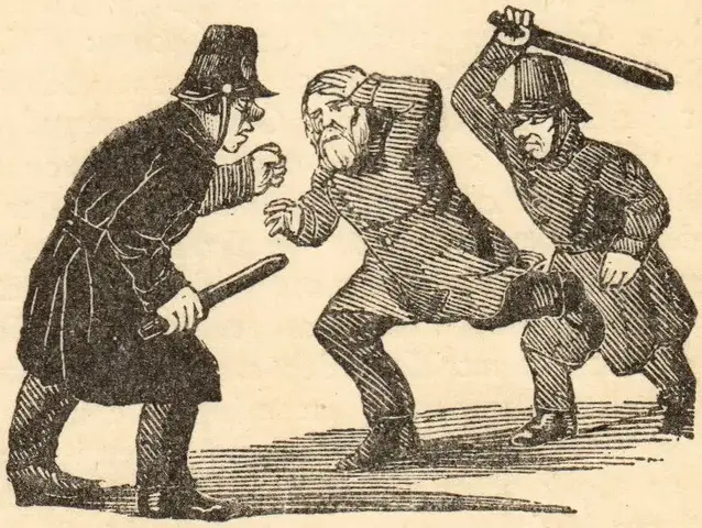 Illustration ur August Blanche och hans samtid (1892), sida 387