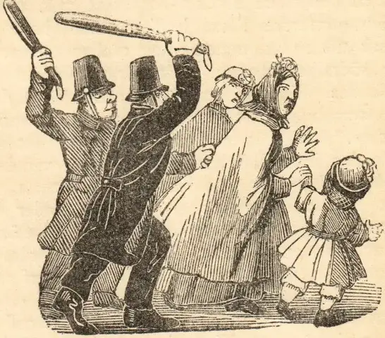Illustration ur August Blanche och hans samtid (1892), sida 387