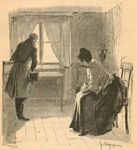 Illustration ur Blanche: Samlade arbeten 5. (1890), sida 99