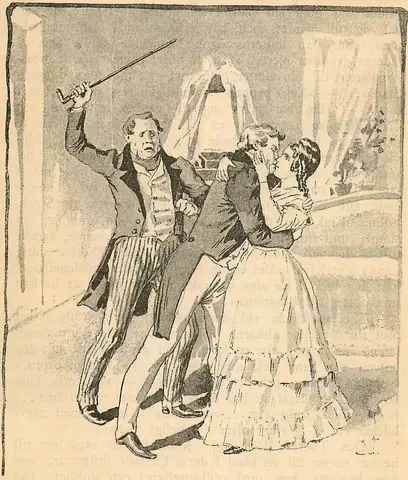 Illustration ur Blanche: Samlade arbeten 8. (1890), sida 131