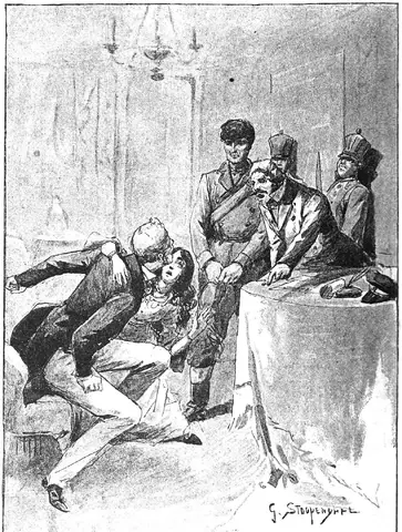 Illustration ur Blanche: Romaner 1. (1891), sida 194