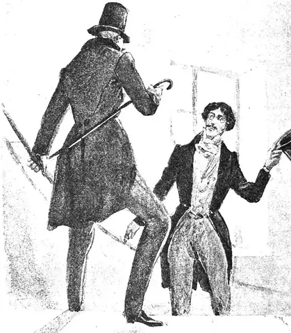 Illustration ur Blanche: Romaner 1. (1891), sida 350