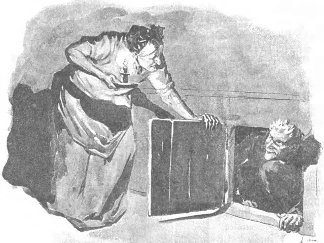 Illustration ur Blache: Romaner 2. (1891), sida 272