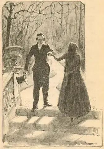 Illustration ur Blanche: Romaner 4. (1891), sida 160