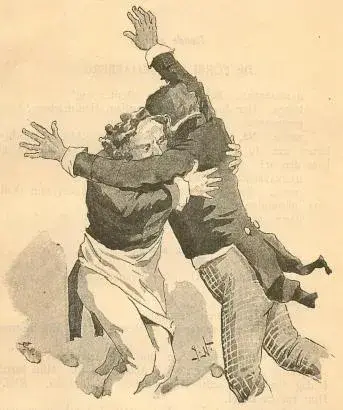 Illustration ur Blanche: Teaterstycken 1. (1892), sida 23