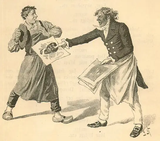 Illustration ur Blanche: Teaterstycken 1. (1892), sida 27