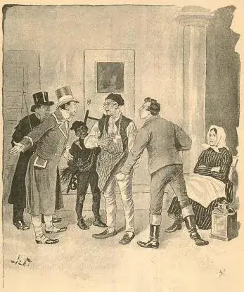 Illustration ur Blanche: Teaterstycken 1. (1892), sida 161