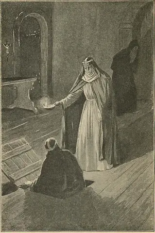 Illustration ur Blanche: Teaterstycken 2. (1892), sida 64