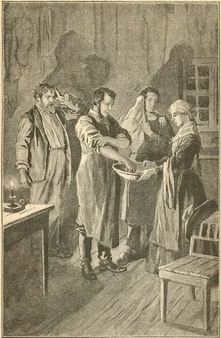 Illustration ur Blanche: Teaterstycken 2. (1892), sida 141