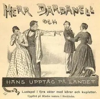 Illustration ur Blanche: Teaterstycken 2. (1892), sida 169