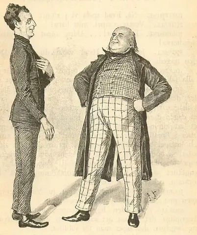 Illustration ur Blanche: Teaterstycken 2. (1892), sida 269