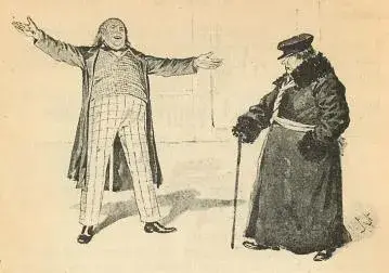Illustration ur Blanche: Teaterstycken 2. (1892), sida 278