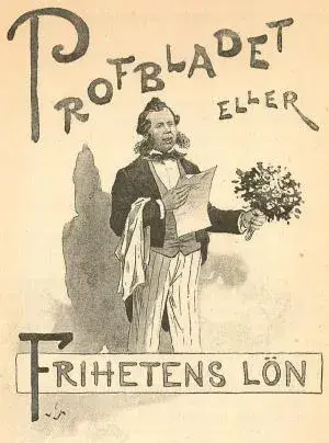 Illustration ur Blanche: Teaterstycken 2. (1892), sida 305