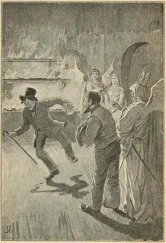 Illustration ur Blanche: Teaterstycken 2. (1892), sida 370