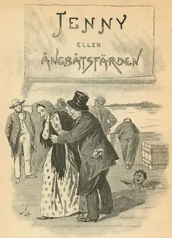 Illustration ur Blanche: Teaterstycken 2. (1892), sida 474