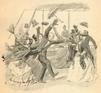 Illustration ur Blanche: Teaterstycken 2. (1892), sida 485