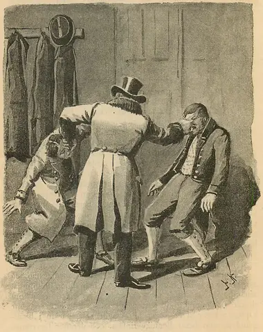 Illustration ur Blanche: Romaner 3. (1891), sida 384