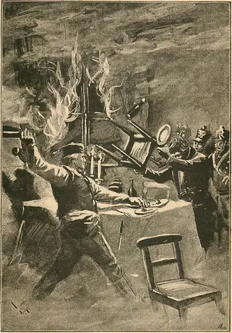 Illustration ur Blanche: Romaner 3. (1891), sida 395