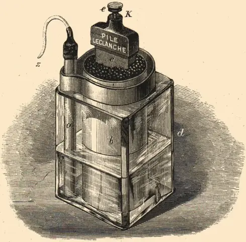 Illustration ur Lärobok i telegrafi (1878), sida 63