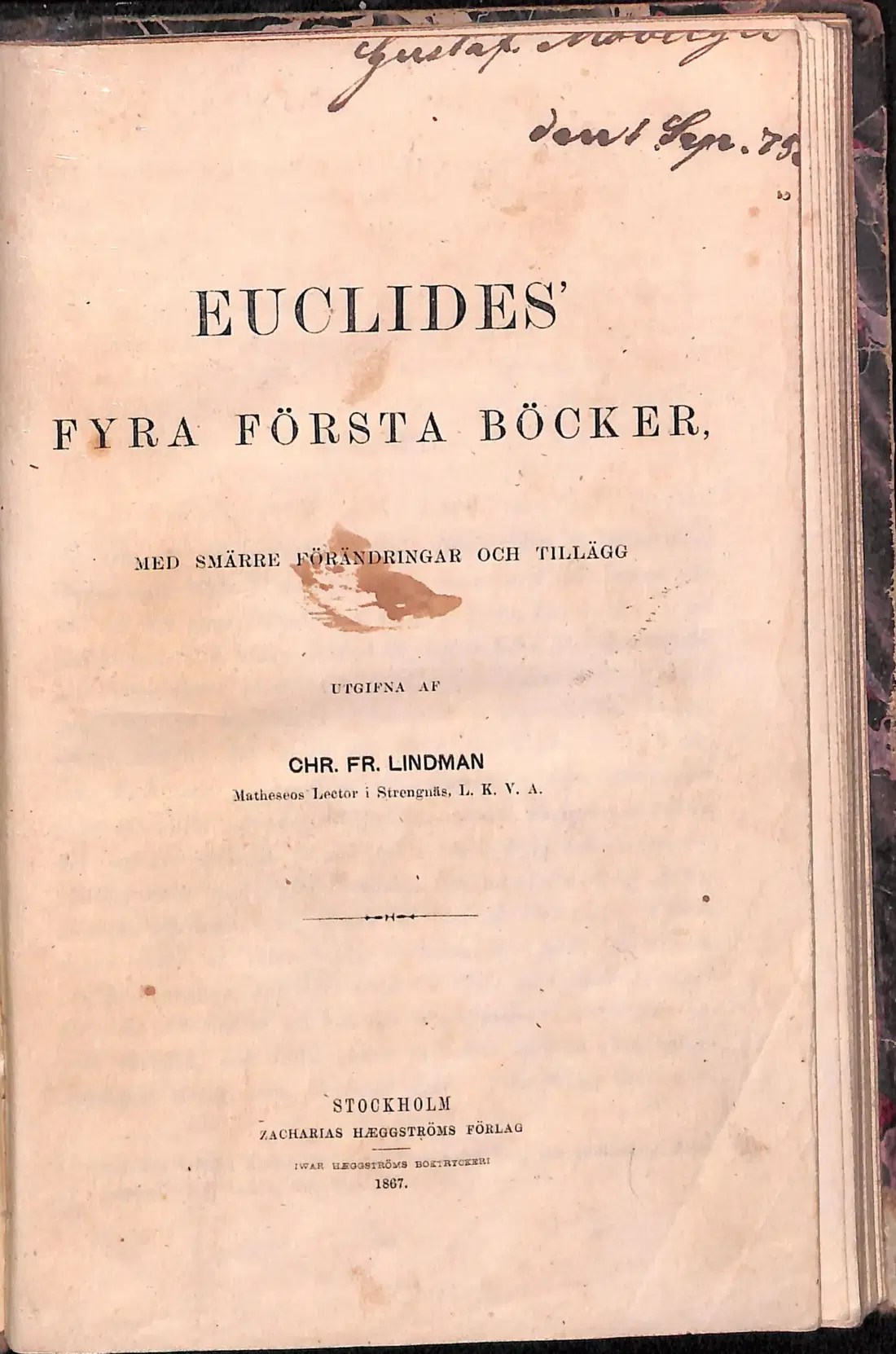 Originalsida iii