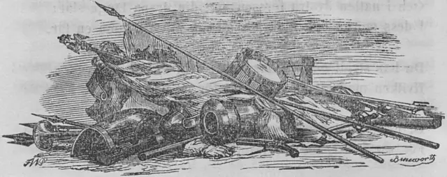 Illustration ur Döds-Runor, helgade de tappre (1848), sida 48