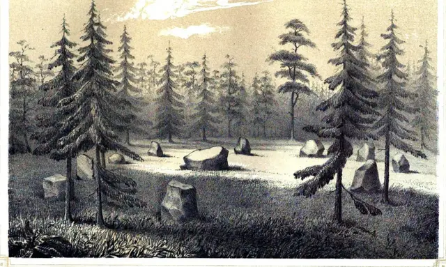 Illustration ur Svenska minnesmärken (1851), sida 41