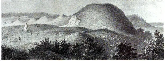 Illustration ur Svenska minnesmärken (1851), sida 47