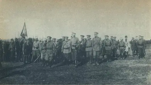 Illustration ur Världen i brand. En bokfilm över det stora kriget 1914-1918 (1935), sida 54