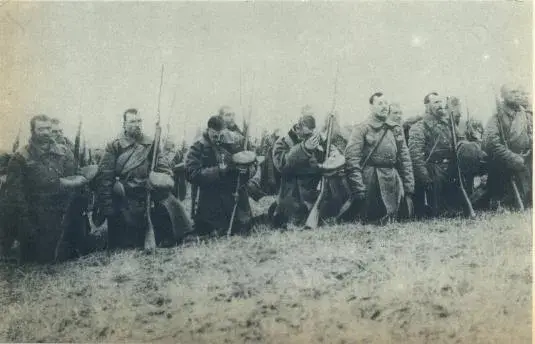 Illustration ur Världen i brand. En bokfilm över det stora kriget 1914-1918 (1935), sida 54